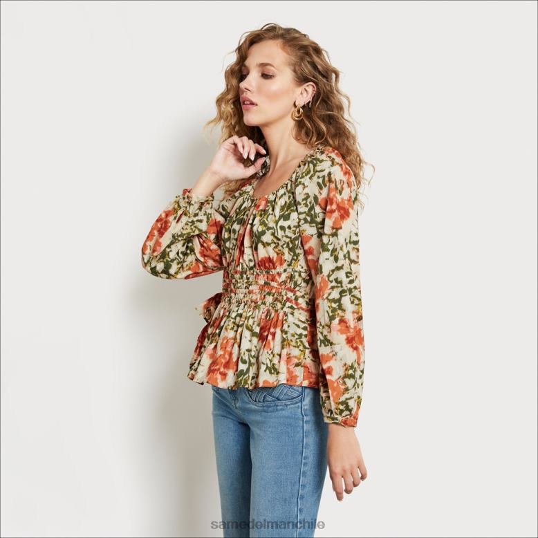 Sam Edelman P802J1251 vestir cardo mujer top ciliano de manga larga