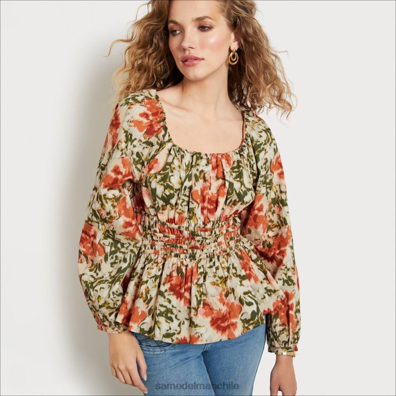 Sam Edelman P802J1251 vestir cardo mujer top ciliano de manga larga