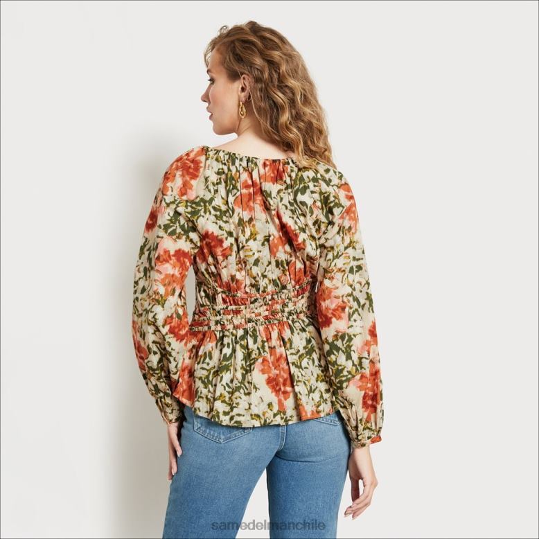 Sam Edelman P802J1251 vestir cardo mujer top ciliano de manga larga