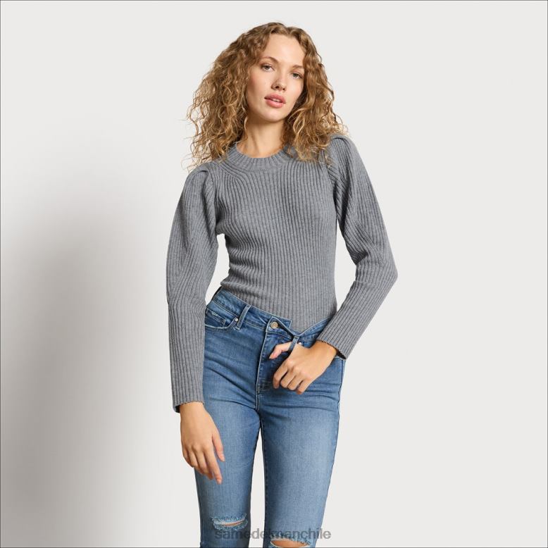 Sam Edelman P802J1281 vestir gris claro mujer suéter cohen puff