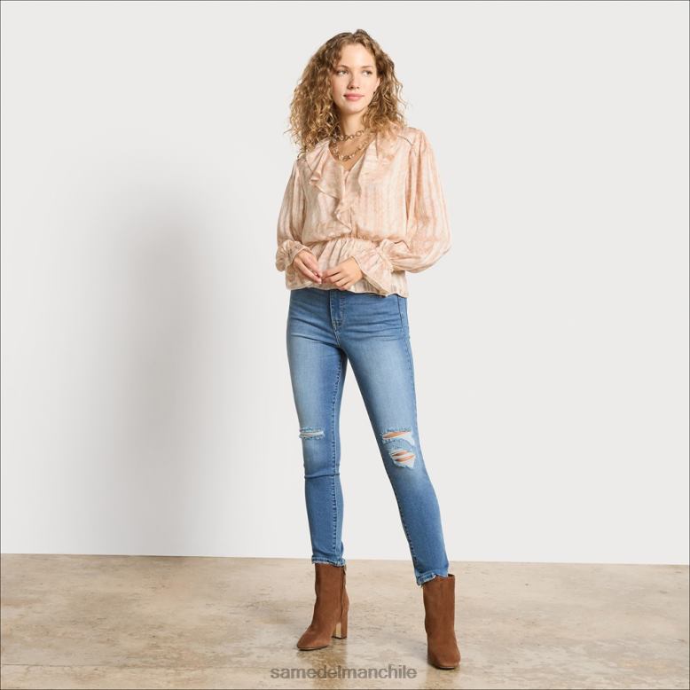 Sam Edelman P802J1293 vestir gardenia mujer top Vermont de manga larga