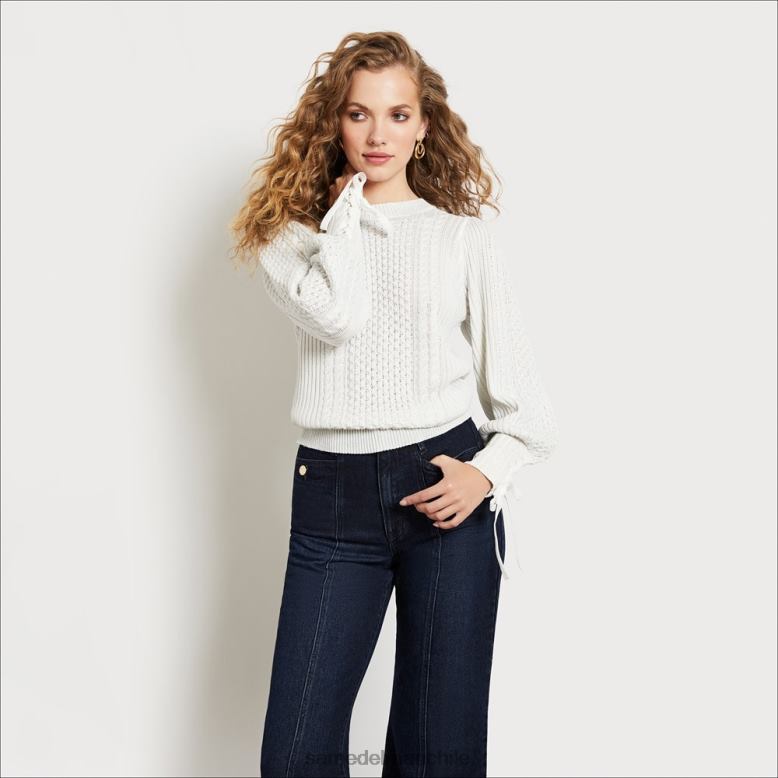 Sam Edelman P802J1297 vestir abrigo de gardenia mujer suéter fayette