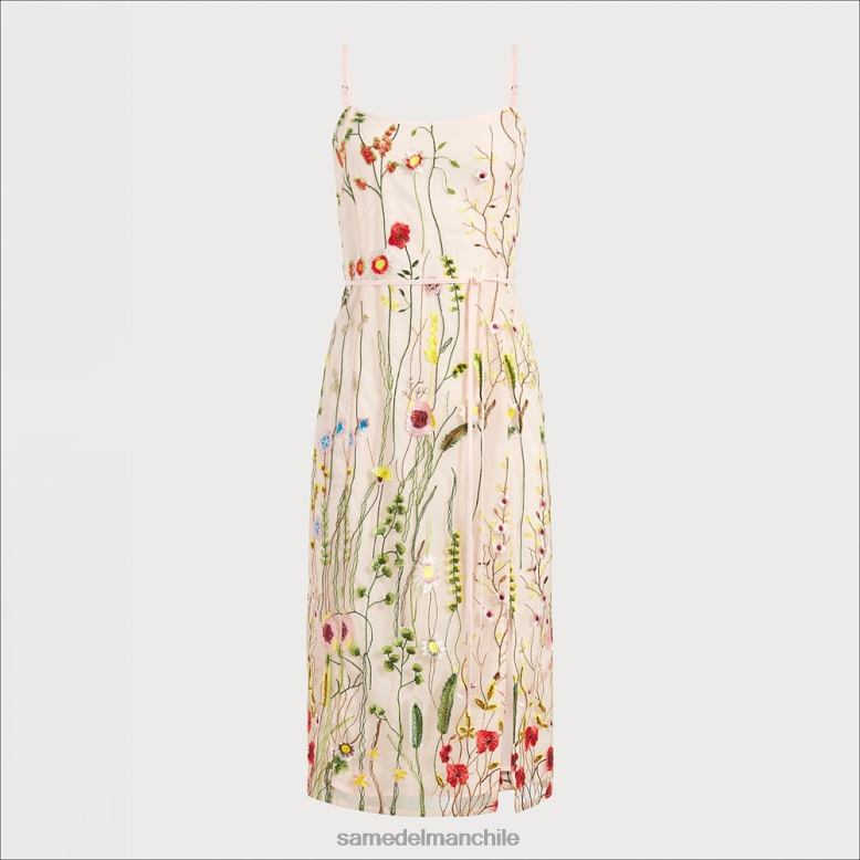 Sam Edelman P802J1066 vestir crudo mujer vestido con bordado floral