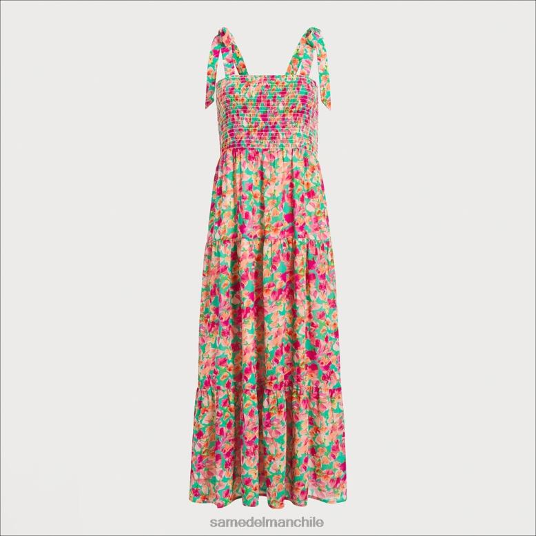 Sam Edelman P802J1078 vestir rosa multicolor mujer vestido midi amplio con estampado floral