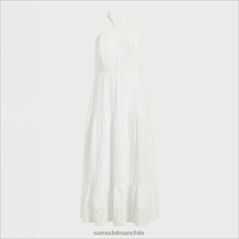 Sam Edelman P802J1092 vestir blanco mujer vestido largo a cuadros