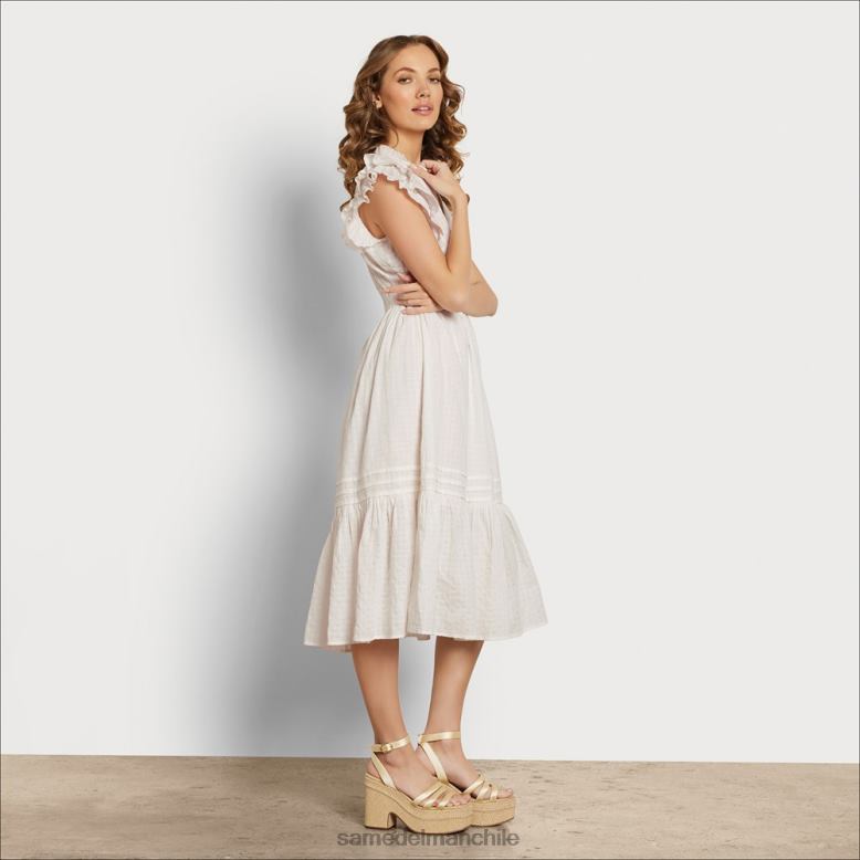 Sam Edelman P802J1101 vestir gardenia mujer vestido midi kenna