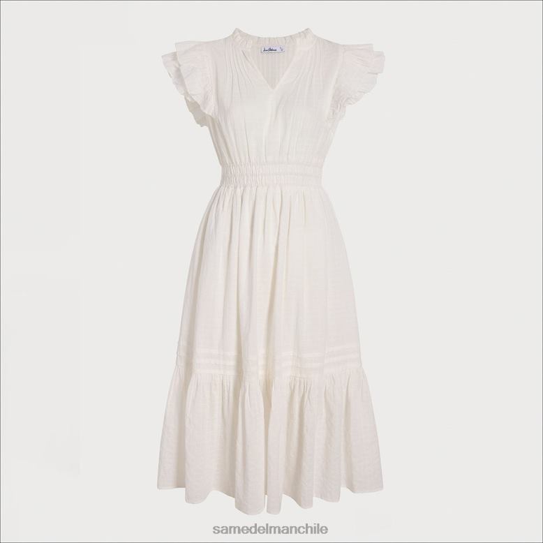 Sam Edelman P802J1101 vestir gardenia mujer vestido midi kenna