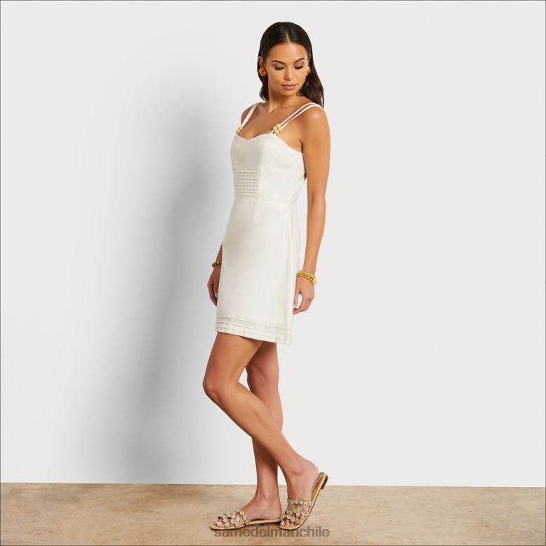 Sam Edelman P802J1102 vestir gardenia mujer vestido mini tinsley