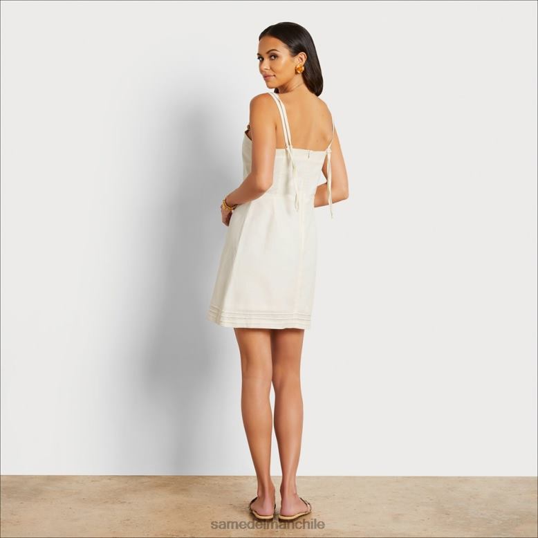 Sam Edelman P802J1102 vestir gardenia mujer vestido mini tinsley