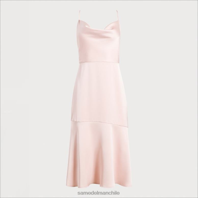 Sam Edelman P802J1108 vestir rubor mujer vestido midi con cuello vuelto