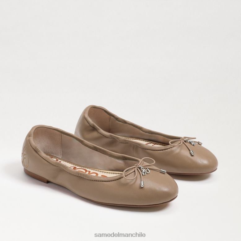 Sam Edelman P802J125 calzado cuero beige suave mujer bailarinas felicia