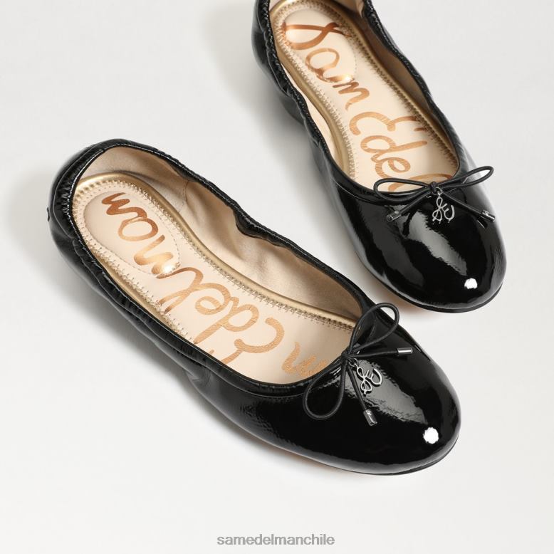 Sam Edelman P802J131 calzado charol negro mujer bailarinas felicia