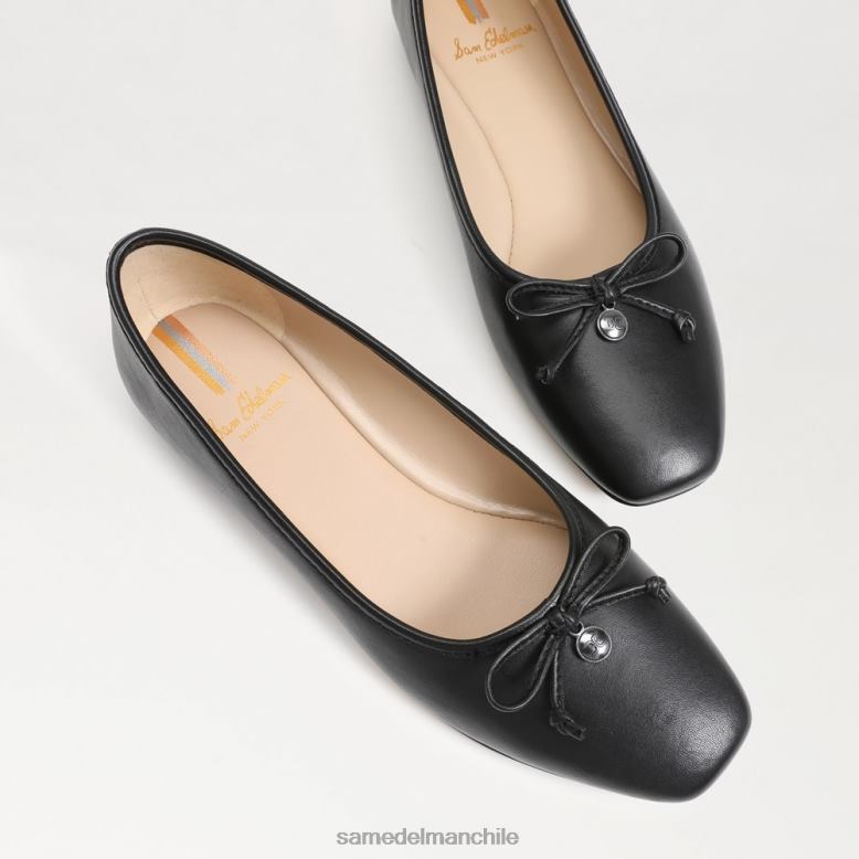 Sam Edelman P802J173 calzado cuero negro mujer bailarinas pradera