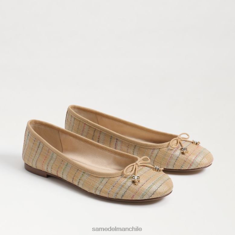 Sam Edelman P802J281 calzado multirafia natural mujer bailarinas felicia luxe