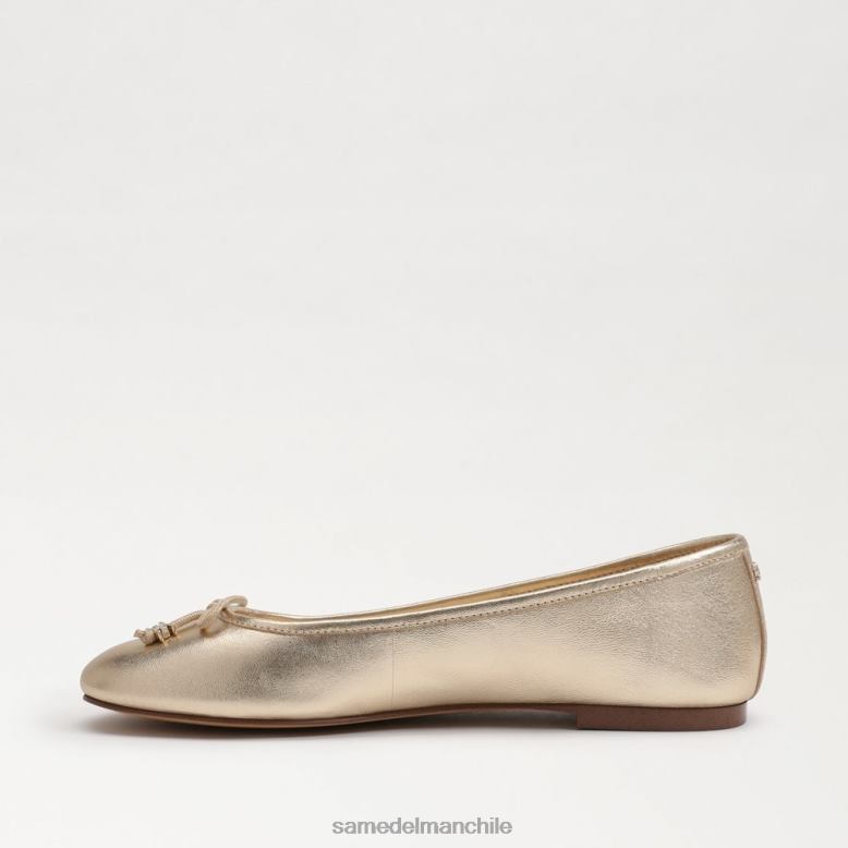 Sam Edelman P802J285 calzado hoja de oro mujer bailarinas felicia luxe