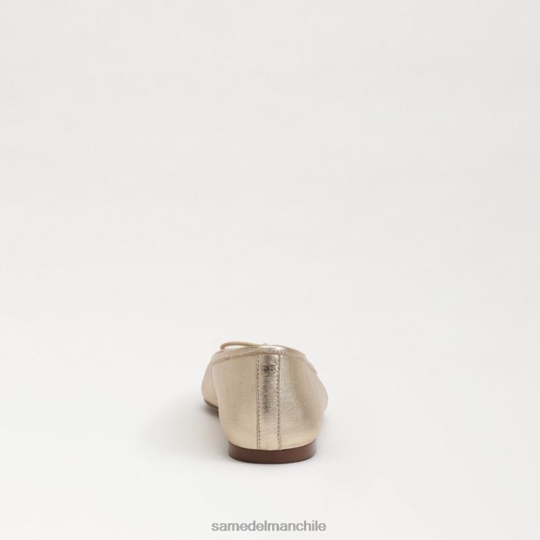 Sam Edelman P802J285 calzado hoja de oro mujer bailarinas felicia luxe