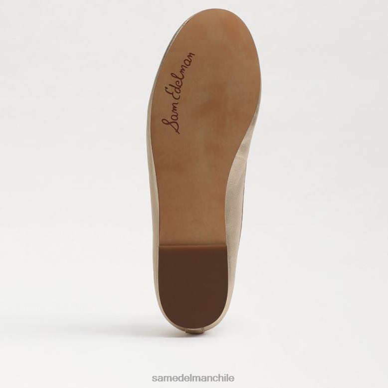 Sam Edelman P802J285 calzado hoja de oro mujer bailarinas felicia luxe