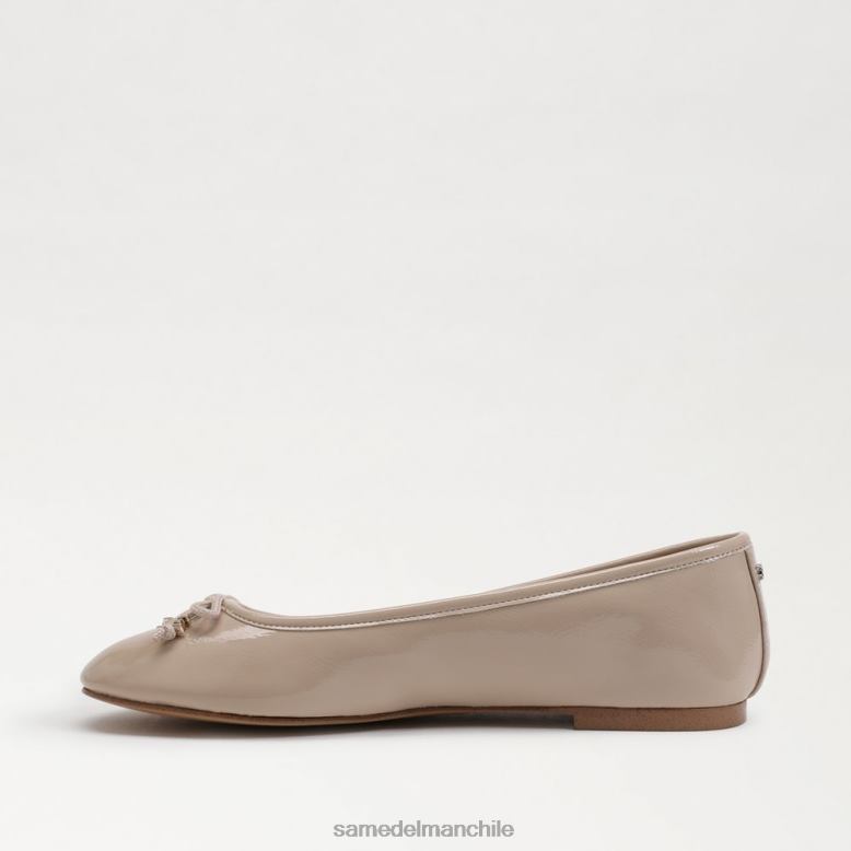 Sam Edelman P802J295 calzado patente de chai latte mujer bailarinas felicia luxe