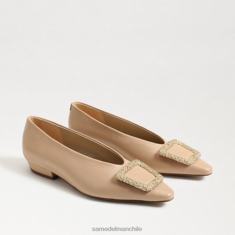Sam Edelman P802J393 calzado macadamia mujer janina punta plana plana