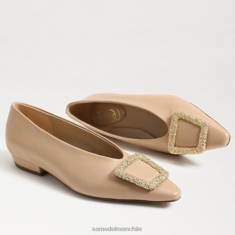 Sam Edelman P802J393 calzado macadamia mujer janina punta plana plana