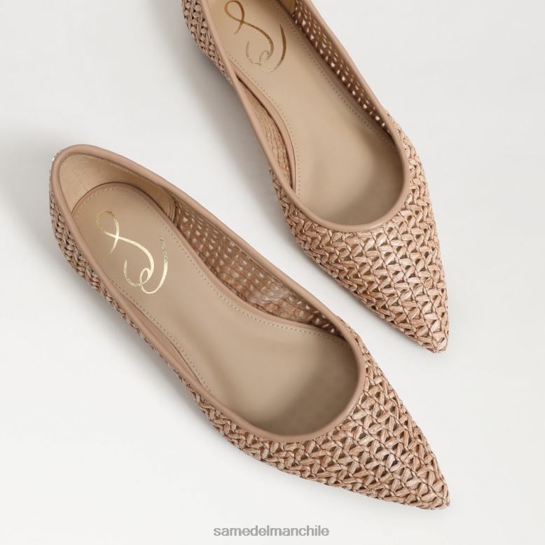Sam Edelman P802J478 calzado bronceado cálido mujer wanda punta plana plana