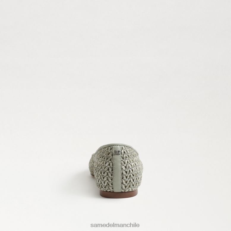 Sam Edelman P802J479 calzado salvia polvorienta mujer wanda punta plana plana