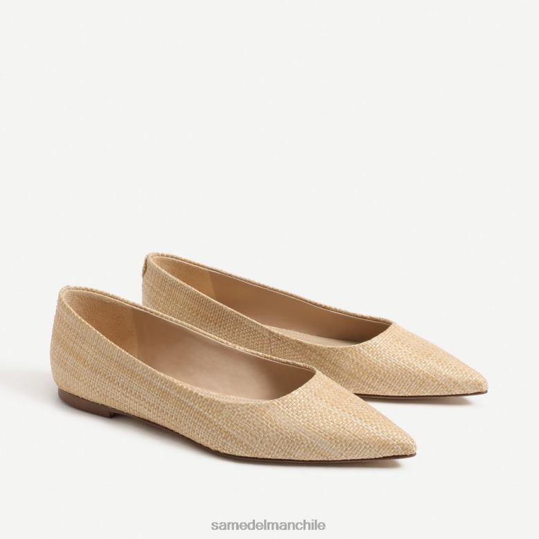 Sam Edelman P802J480 calzado madera de haya blanqueada mujer wanda punta plana plana