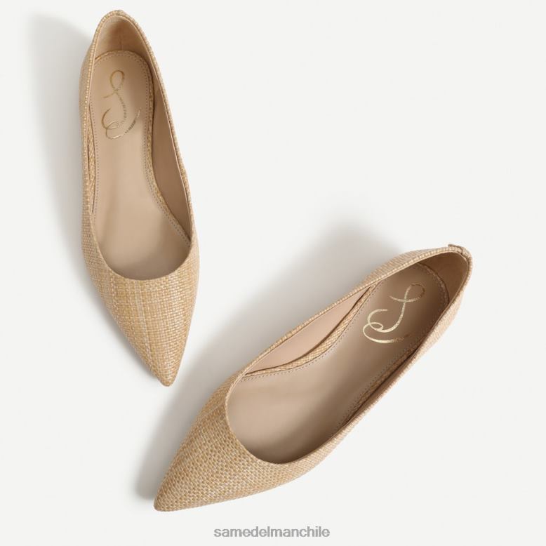 Sam Edelman P802J480 calzado madera de haya blanqueada mujer wanda punta plana plana