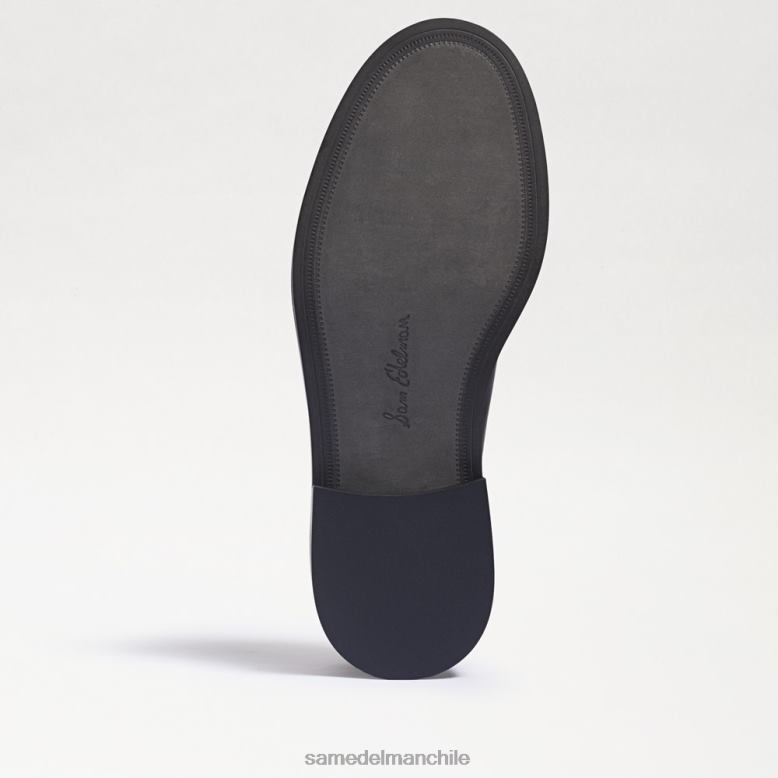 Sam Edelman P802J215 calzado caja de cuero negro mujer christy holgazán