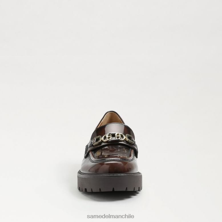 Sam Edelman P802J396 calzado castaña mujer mocasines Teagan con suela de tacos