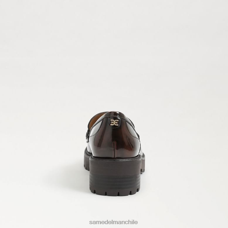 Sam Edelman P802J396 calzado castaña mujer mocasines Teagan con suela de tacos