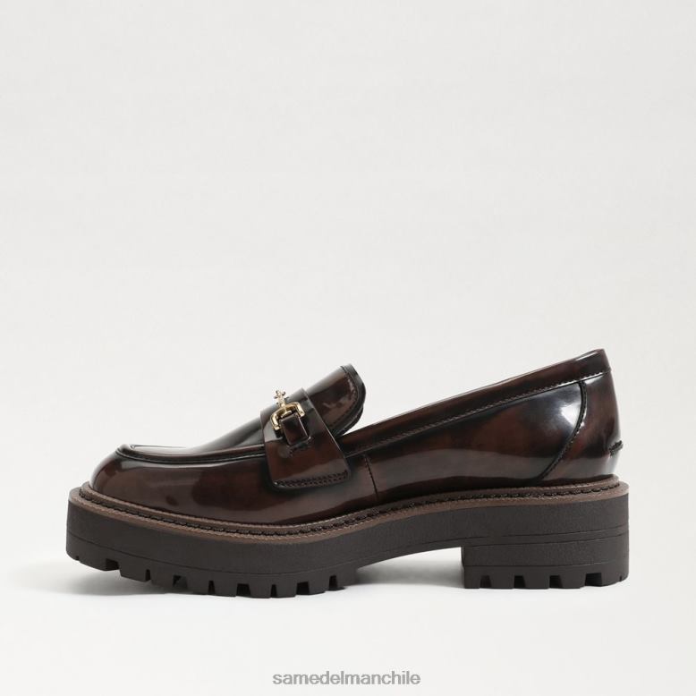 Sam Edelman P802J426 calzado castaña mujer mocasines con suela de tacos laurs