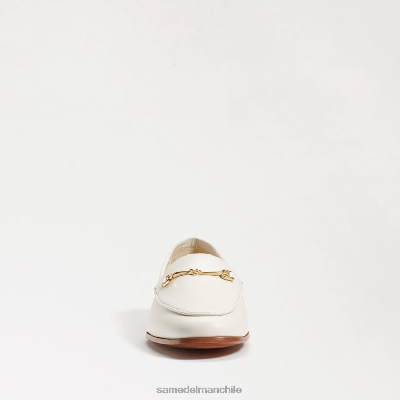 Sam Edelman P802J43 calzado cuero blanco mujer mocasines loraine bit