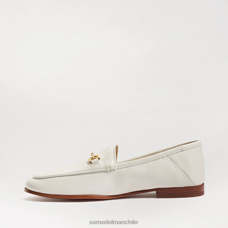 Sam Edelman P802J43 calzado cuero blanco mujer mocasines loraine bit