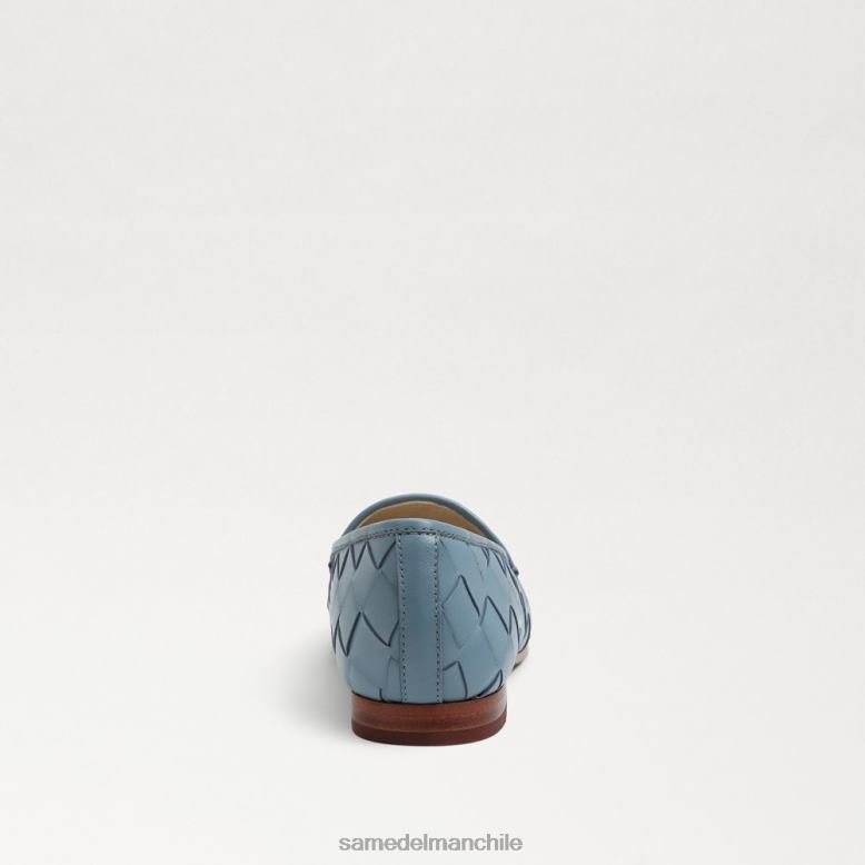 Sam Edelman P802J514 calzado cielo de álamo temblón mujer mocasines tejidos loraine