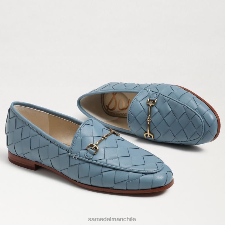 Sam Edelman P802J514 calzado cielo de álamo temblón mujer mocasines tejidos loraine