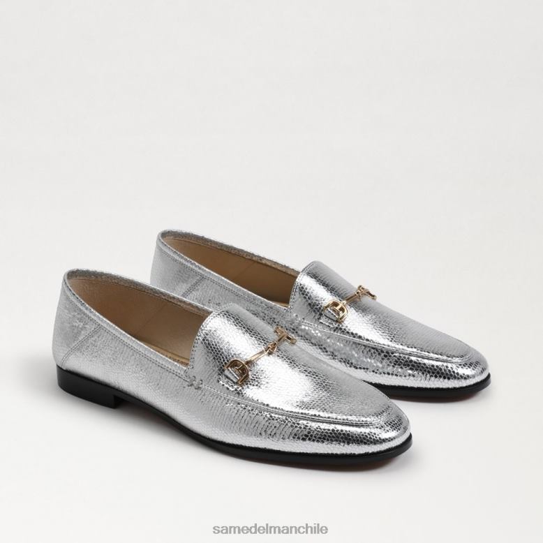 Sam Edelman P802J52 calzado plata suave mujer mocasines loraine bit