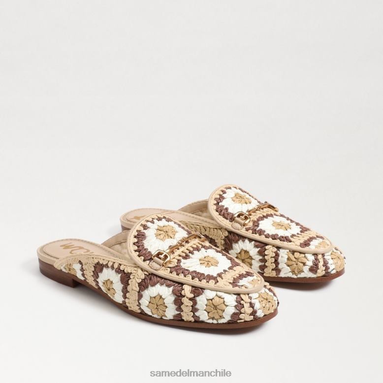Sam Edelman P802J252 calzado natural mujer mules linnie de crochet