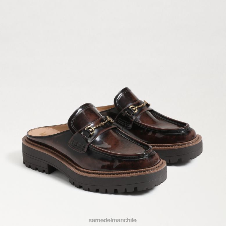 Sam Edelman P802J464 calzado castaña mujer mulas lennon con suela de orejeta
