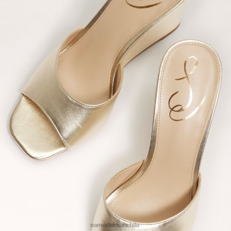 Sam Edelman P802J611 calzado oro oscuro mujer sandalia con cuña merrick