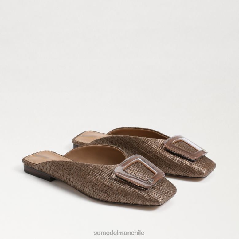 Sam Edelman P802J653 calzado café mujer mules con hebilla Lin