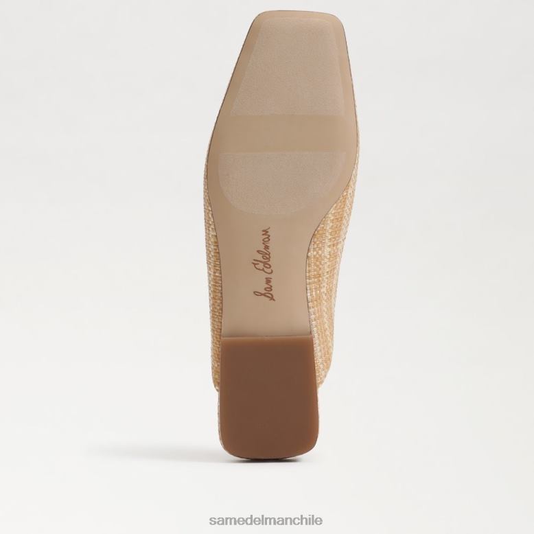 Sam Edelman P802J654 calzado natural mujer mules con hebilla Lin