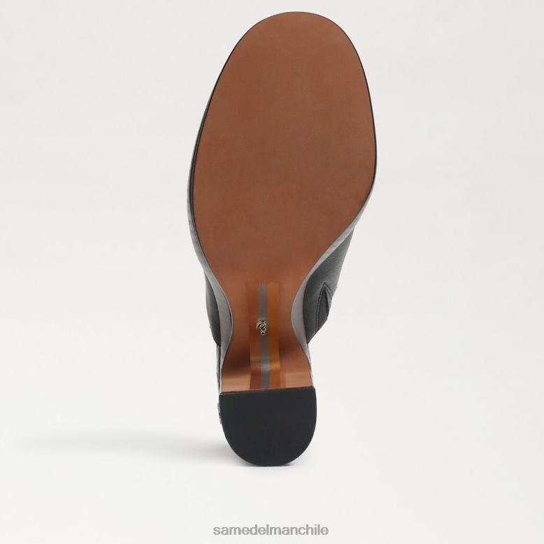 Sam Edelman P802J714 calzado cuero negro mujer mules con tacón shiloh
