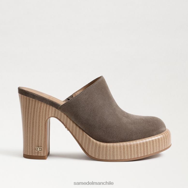 Sam Edelman P802J716 calzado ante oliva desierto mujer mules con tacón shiloh