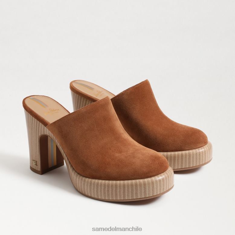 Sam Edelman P802J717 calzado frontera marrón mujer mules con tacón shiloh