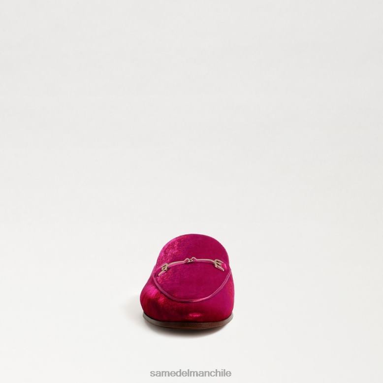 Sam Edelman P802J74 calzado terciopelo frambuesa mujer mula linnie bit