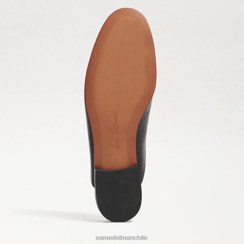 Sam Edelman P802J79 calzado cuero negro mujer mula linnie bit
