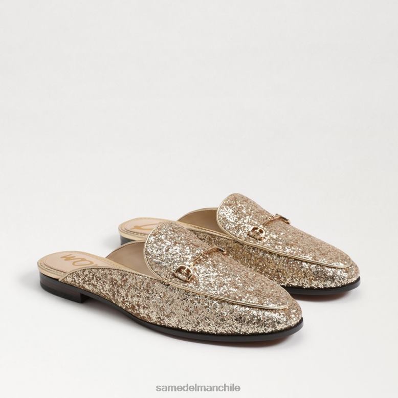 Sam Edelman P802J82 calzado oro ámbar mujer mula linnie bit