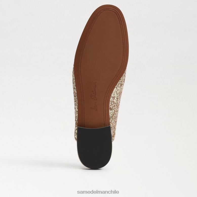 Sam Edelman P802J82 calzado oro ámbar mujer mula linnie bit