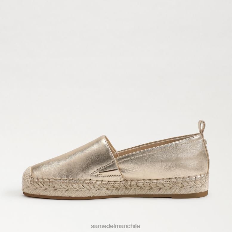 Sam Edelman P802J278 calzado hoja de oro mujer alpargata krista